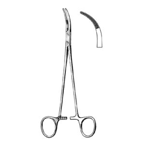 Schnidt Tonsil Seizing Forceps 19 0 cm, Curved