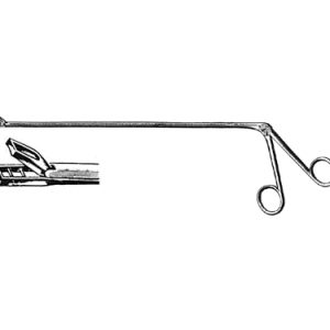 Chevalier Jackson Broncho Esophagoscopy Forceps Upper Jaw Moveable 60 0 cm