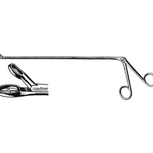 Chevalier Jackson Broncho Esophagoscopy Forceps Upper Jaw Moveable 50 0 cm