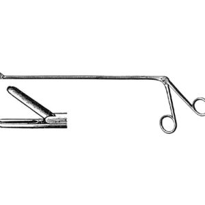Chevalier Jackson Broncho Esophagoscopy Forceps Upper Jaw Moveable 30 0 cm