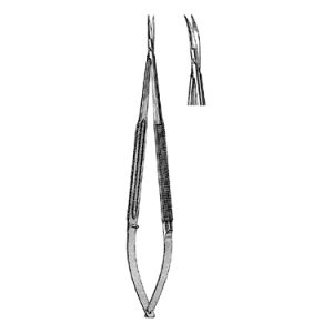 Microsurgical Scissors 18 0 cm, Round Handle, Regular Blade, Curved
