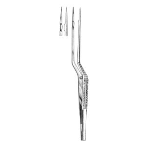 Yasargil Forceps 22 0 cm, Bayonet Handle, Blunt Tips