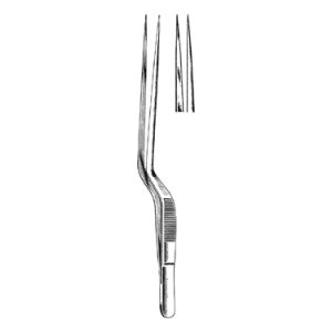 Jacobsons Forceps 16 0 cm, Bayonet Handle, Sharp Tips