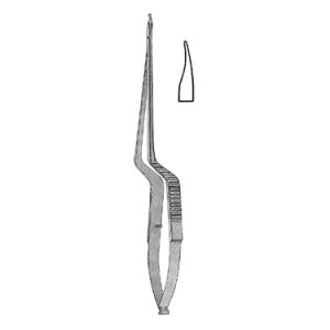 Jacobson Needle Holders 18 0 cm, Straight Handle, without Catch, Fine Curved Jaws