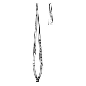 Microsurgical Needle Holders 21 5 cm, Smooth, Car Bite Jaws