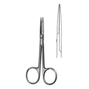 Knapp Iris Scissors 10 1 cm, 25 mm Blades, Straight, Sharp Blunt