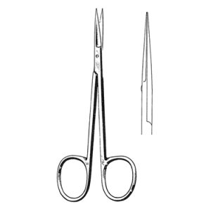 Iris Scissors 11 4 cm, 25 mm Blades, Straight