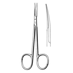 Iris Scissors 11 4 cm, 25 mm Blades, Curved
