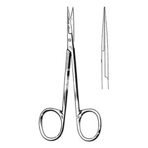 Iris Scissors 8 9 cm, 22 mm Blades, Straight