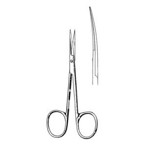 Iris Scissors 10 5 cm, 27 mm Blades, Delicate, Curved