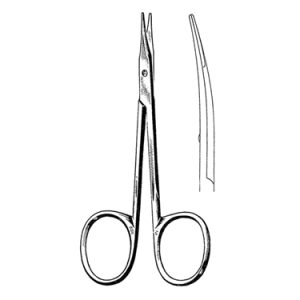 Stevens Tenotomy Scissors 10 5 cm, 12 mm Blades, Blunt Tips, Standard Pattern, Curved