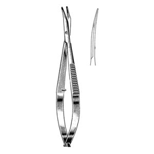 Westcott Tenotomy Scissors 11 4 cm, 18 mm Blades, Round Blunt Tips, Left, Curved