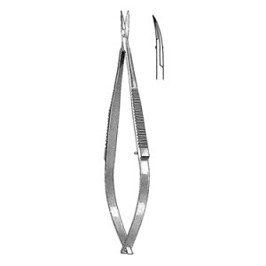 Micro Stitch Scissors 10 2 cm, 7 mm Blades, Fine Sharp Tips, Curved