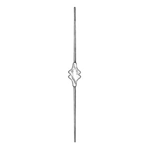 Bowman Lacrimal Probes 12 4 cm, Double Ended, Silver, Sizes 5 6
