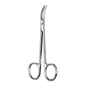 Iris Scissors 11 5 cm, Fine, Curved on Side