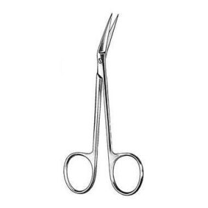 Iris Scissors 11 5 cm, Fine, Angled on Side