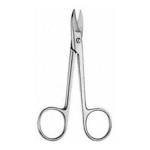 Beebee Crown Scissors 10 cm Curved, Smooth