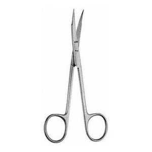 Gum Scissors 13 cm, Straight, Serrated
