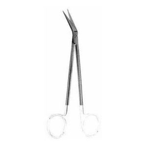Locklin Scissors 16 cm Straight Handles, Serrated, with tungsten carbide inserts