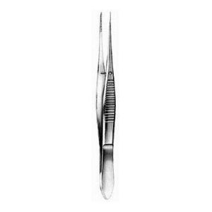 Iris Dressing Forceps 10 cm Straight