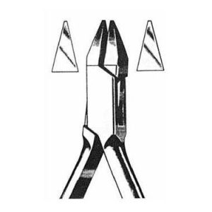 Adams Wire Bending Plier 12 5 cm, 0 5 0 7 mm, with tungsten carbide jaws
