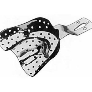 Impression Tray Sup P (PO), Partially Toothed Upper Jaws, Perforated, Fig  1
