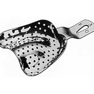 Impression Tray Sup F (FO), Functional Impressions, Upper, Perforated, Fig  1