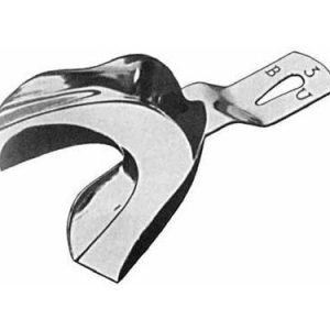 Impression Tray Inf B (BU), Toothed Lower Jaws, Unperforated, Fig  0