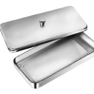 Instruments Boxes, Lid with Knob, 270 x 235 x 50 mm