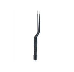 Jansen Bayonet Non Stick Forceps 6" (15 2 cm) Tip Size: 0 3 mm, 0 5 mm, 1 0 mm, 1 5 mm, 2 0 mm