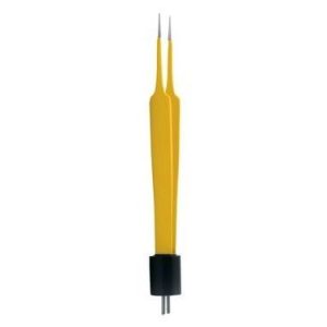 Jeweler Disposable Bipolar Forceps # 5, 4 1/2" (11 5 cm) Tip Size: 0 3 mm, 0 5 mm
