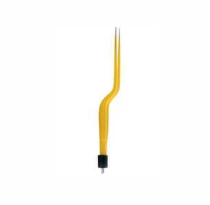 Jansen Bayonet Disposable Bipolar Forceps 7" (17 8 cm) Tip Size: 0 3 mm, 0 5 mm, 1 0 mm, 1 5 mm, 2 0 mm