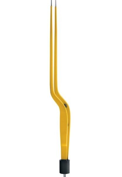 Hardy Bayonet Disposable Bipolar Forceps 8 1/2" (21 6 cm) Tip Size: 0 3 mm, 0 5 mm, 1 0 mm, 1 5 mm, 2 0 mm