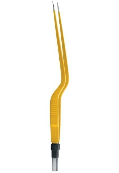 Bayonet Disposable Bipolar Forceps 7 3/4" (20 0 cm) Tip Size: 0 3 mm, 0 5 mm, 1 0 mm, 1 5 mm, 2 0 mm