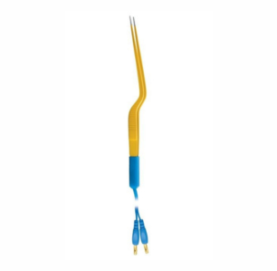 Bayonet Disposable Bipolar Forceps 7" (17 8 cm) With Disposable Bipolar Cable 4 0 m Tip Size: 0 3 mm, 0 5 mm, 1 0 mm, 1 5 mm, 2 0 mm