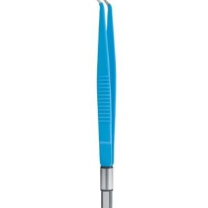 European Bipolar Forceps Angled 6" (15 2 cm) Tip Size: 0 3 mm, 0 5 mm, 1 0 mm, 1 5 mm, 2 0 mm