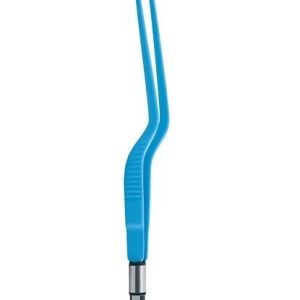 Bayonet European Bipolar Forceps Angled Up 7" (17 8 cm) Tip Size: 0 3 mm, 0 5 mm, 1 0 mm, 1 5 mm, 2 0 mm