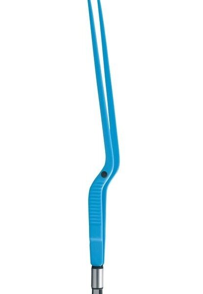 Bayonet European Bipolar Forceps Angled Down 8 1/2" (21 6 cm) Tip Size: 0 3 mm, 0 5 mm, 1 0 mm, 1 5 mm, 2 0 mm
