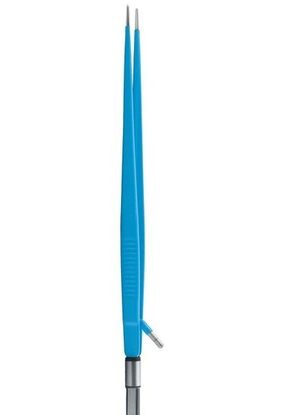 Straight European Irrigation Bipolar Forceps 7" (17 8 cm) Tip Size: 0 3 mm, 0 5 mm, 1 0 mm, 1 5 mm, 2 0 mm