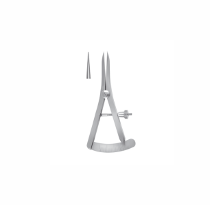 Castroviejo Calipers, 87mm, 20mm Spread, Straight