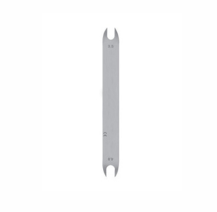 Braunstein Caliper, 80mm, 3 5 4 0mm, Stainless Steel
