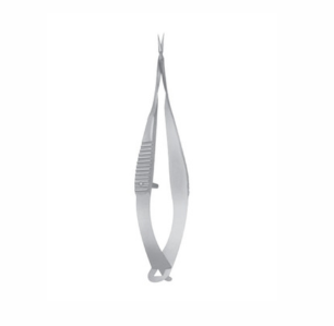 Vannas Capsulotomy Scissors, 85mm, 5mm Long Blades, Sharp Tips, Straight