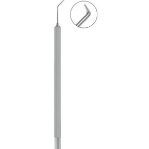 Milder Phaco Chopper, 115mm, 60° Offset Inferior Wedge Beveled Distal Tip For Vertical Chopping, For Use In Left Hand