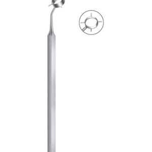 Kellen Capsulorrhexis Marker, 100mm, Central Ring With Non Marking Posts For Alignment With Limbus, 5 5mm Diameter Marking Ring (For 5 0mm CCC)