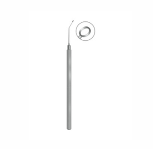 Shepherd Capsule Polishing Curette, 125mm, 1 75mm Diameter Open Ring, Semi Sharp, Anterior And Posterior Edges