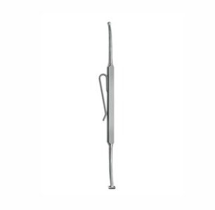 Schocket Scleral Depressor, 140mm, Double End With, Pocket Clip