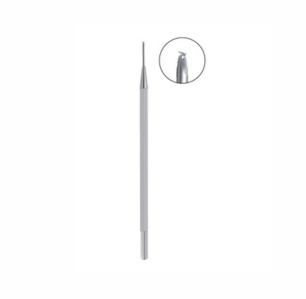 Twist Hook For Scleral Fixation, 110mm, 0 3mm hook, Right