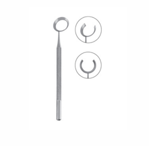 Globe Fixation Ring With Concentric, 110mm, Grooves For Cataract Procedures