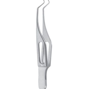 Botvin Iris Forceps, 75mm, Serrated Tips