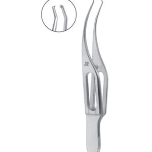 Colibri Style Tissue Forceps, 75mm, Very Delicate 1 x 2 Teeth, 0 12mm